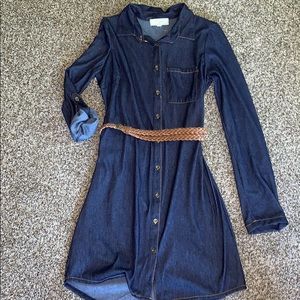 Cotton jean dress